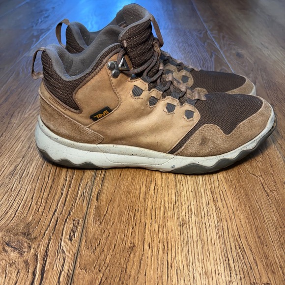 Teva Riva Mid Waterproof Hiking Boots Mens 10 Brown Leather Suede gorpcore main image 7